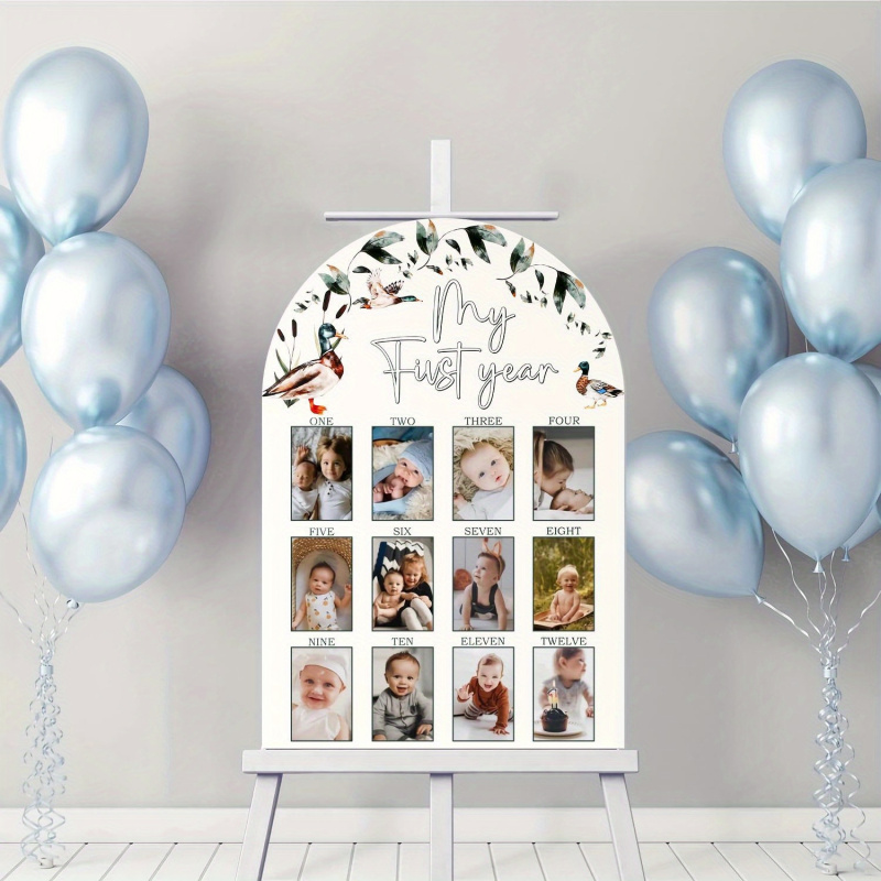 Baby Nursery Picture Frames - 1pc My First Year Photo Board