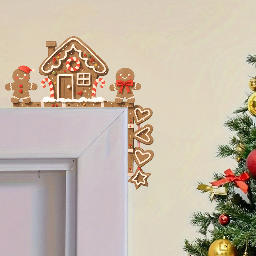 Baby Nursery Room - Gingerbread House & Man Christmas Wall
