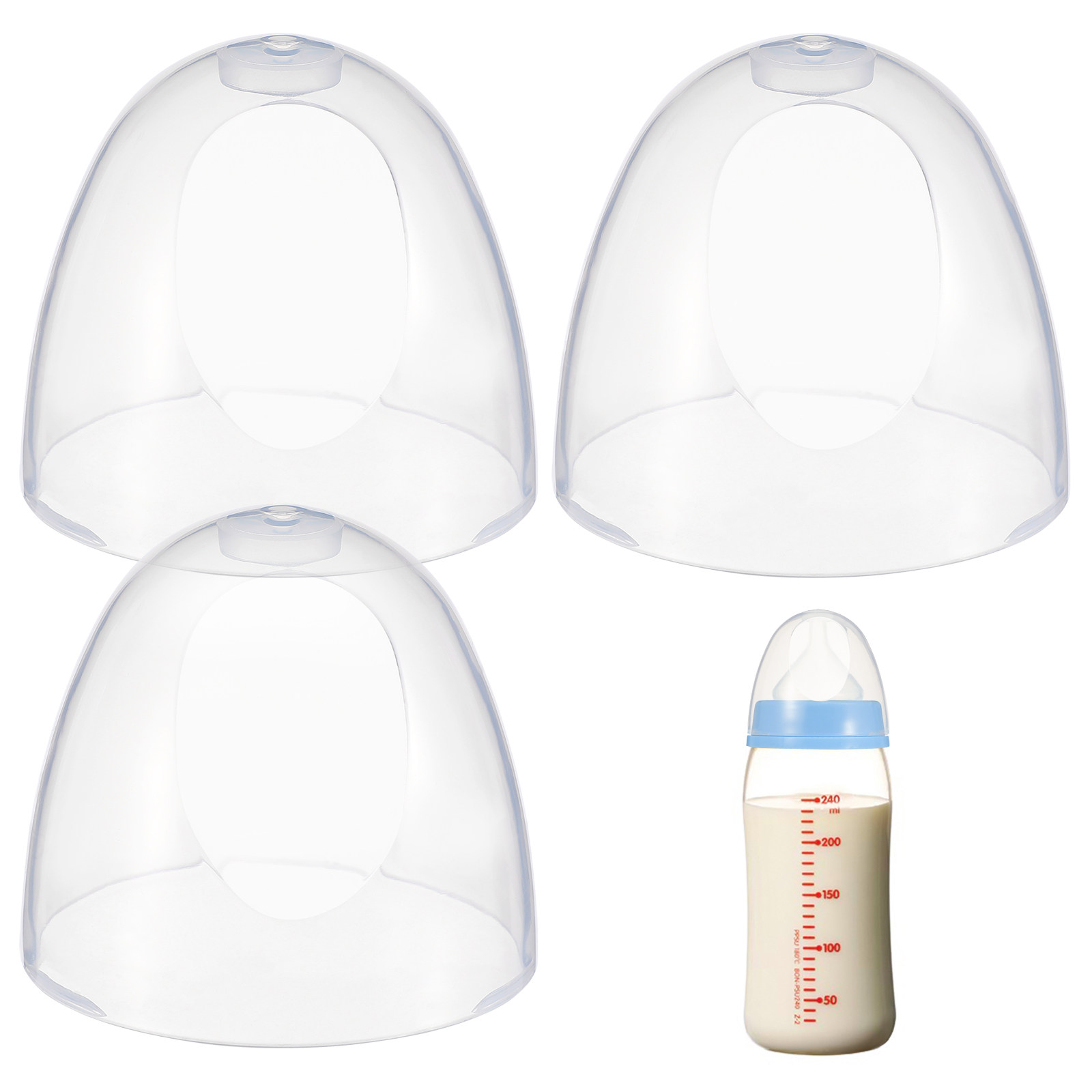 Nursing Cover Breastfeeding - Replacement Plastic Baby Bottle Caps Leak