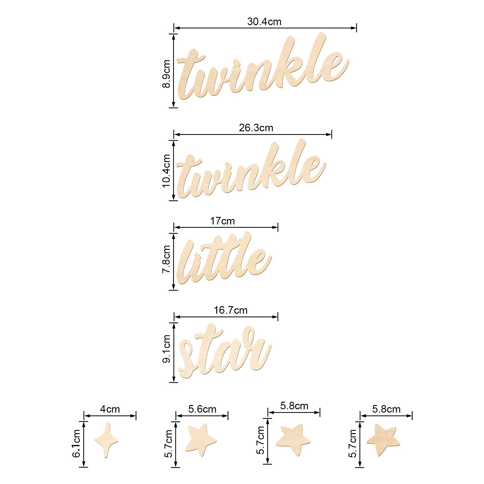 Twinkle Twinkle Little Star Wo - Baby Nursery Room 评论和价格