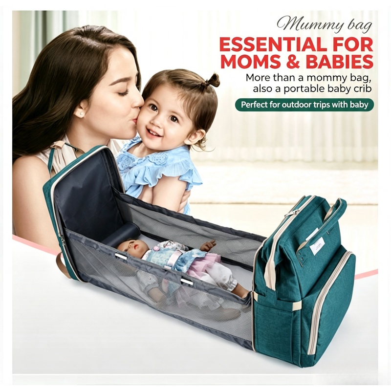 Large Capacity Mommy Diaper Ba - Baby Nursery Backpack 评论和价格