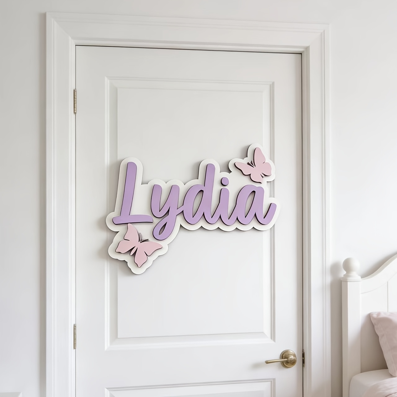 Personalized Blue & Pink Butte - Baby Nursery Room 评论和价格