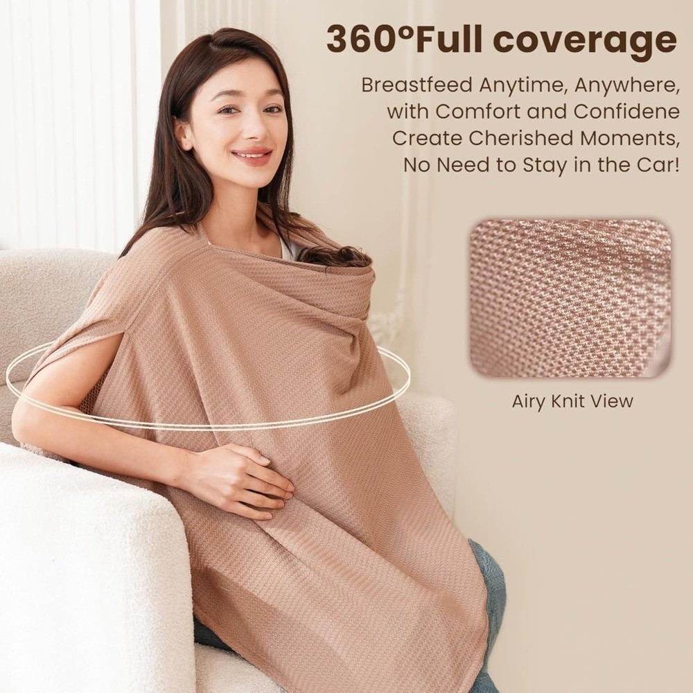 Soft Nursing Cover for Breastf - Nursing Cover Breastfeeding 评论和价格