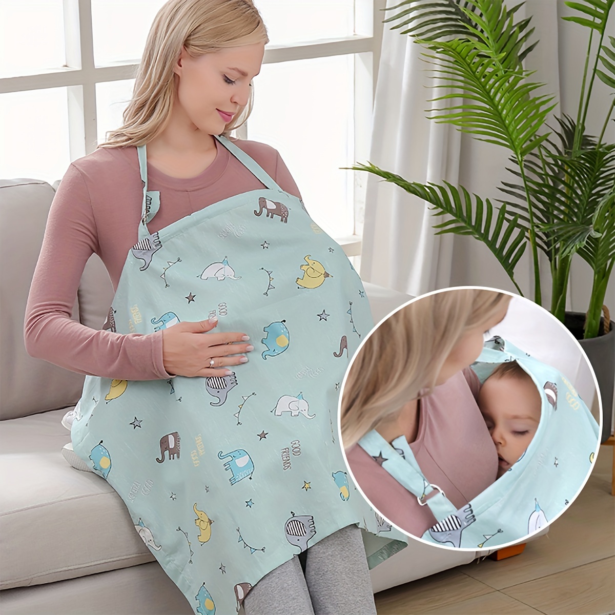 Maternity Nursing Cover Scarf, - Nursing Cover Breastfeeding 评论和价格