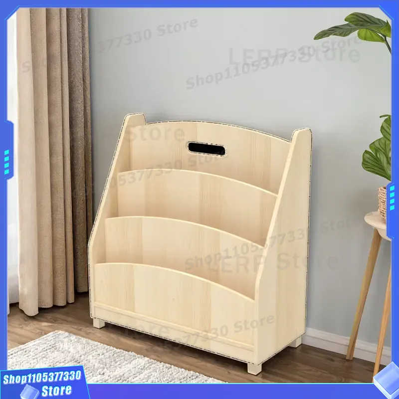 Wooden Hollow Daycare Furnitur - Baby Bookshelf Small 评论和价格