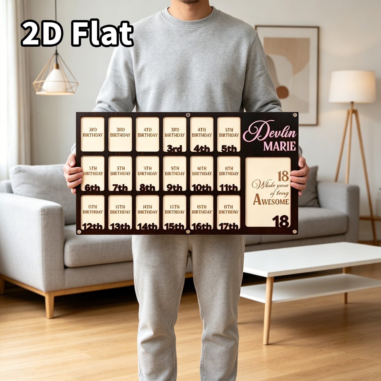 1Pc Custom Grade Photo Frame W - Baby Nursery Room 评论和价格