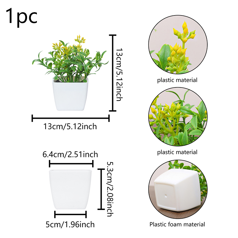 Artificial flower small potted - Baby Bookshelf Small 评论和价格