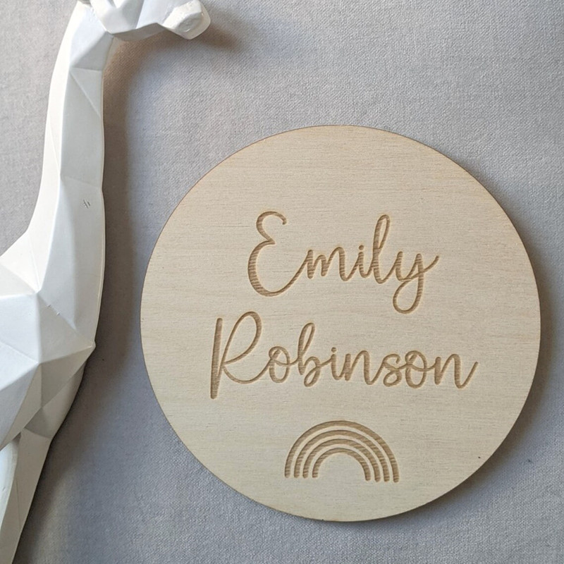 Engraved wood Nursery name sig - Baby Nursery Name Wall Art 评论和价格