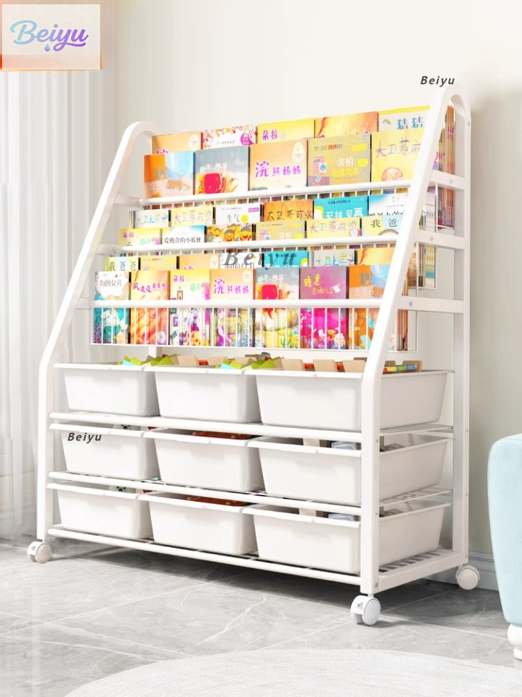 Simple bookshelf Children's fl - Baby Bookshelf Small 评论和价格