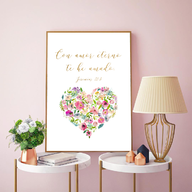 2026 Spanish Bible Verse Love  - Baby Nursery In Spanish 评论和价格