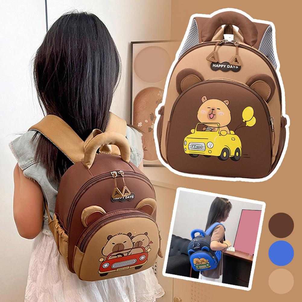 Cute Capybara Kids Backpack fo - Baby Nursery Backpack 评论和价格