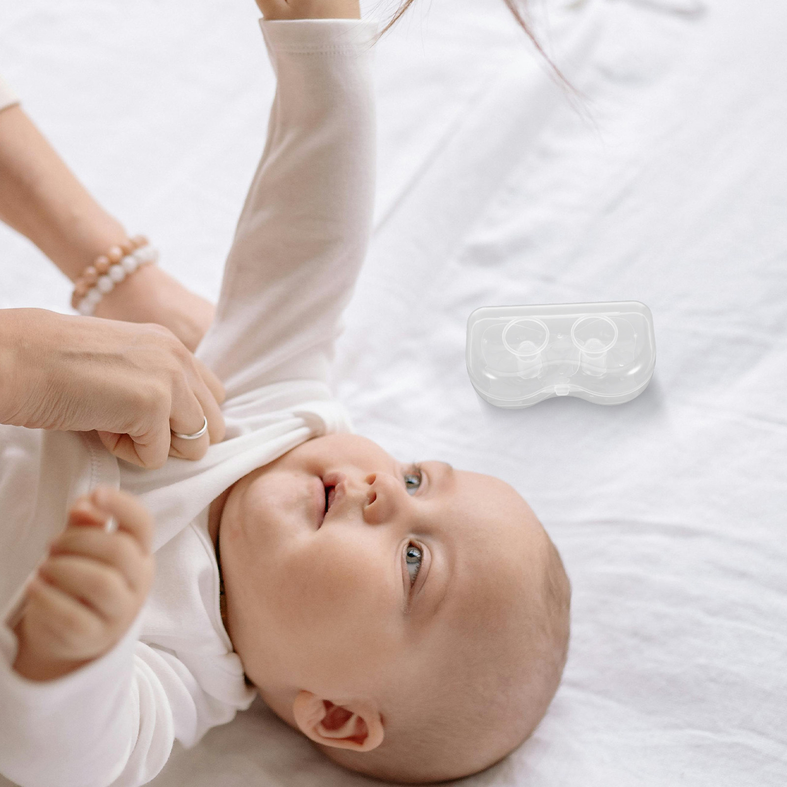 1Pair Silicone Shield Breastfe - Nursing Cover Breastfeeding 评论和价格