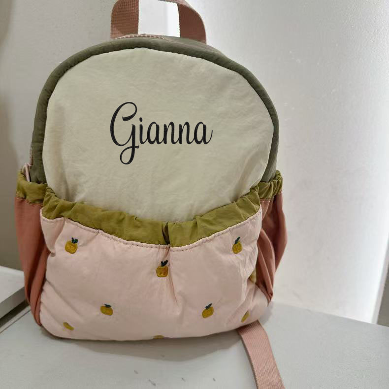 Custom Embroidery Name Baby Li - Baby Nursery Backpack 评论和价格