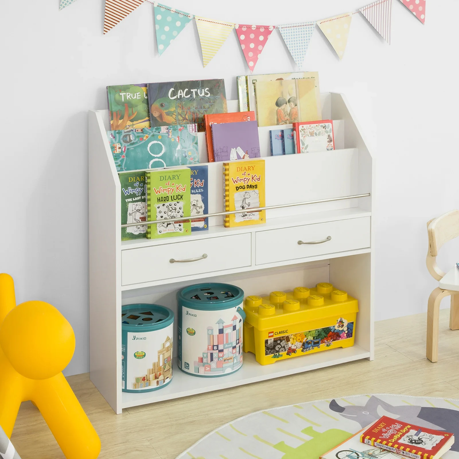 Machine Modern White Small Bab - Baby Bookshelf Small 评论和价格