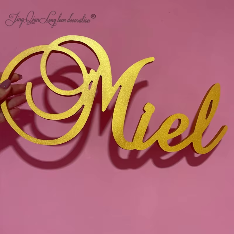 Custom  Personalised Wooden Na - Baby Nursery Name Wall Art 评论和价格