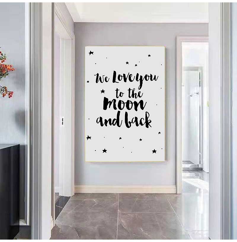 Sign Poster Stars Nursery Canv - Baby Nursery Picture Frames 评论和价格