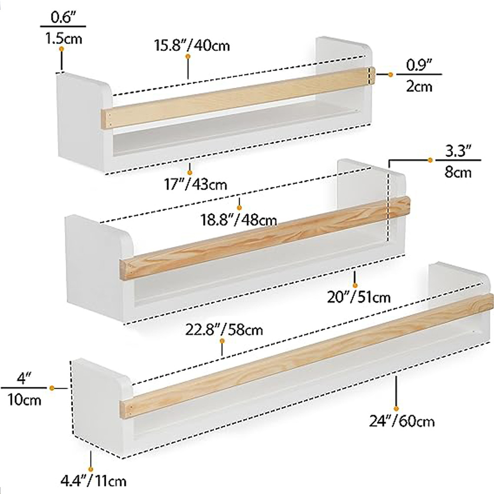 Wall Shelf Wall Hanging Childr - Baby Bookshelf Small 评论和价格